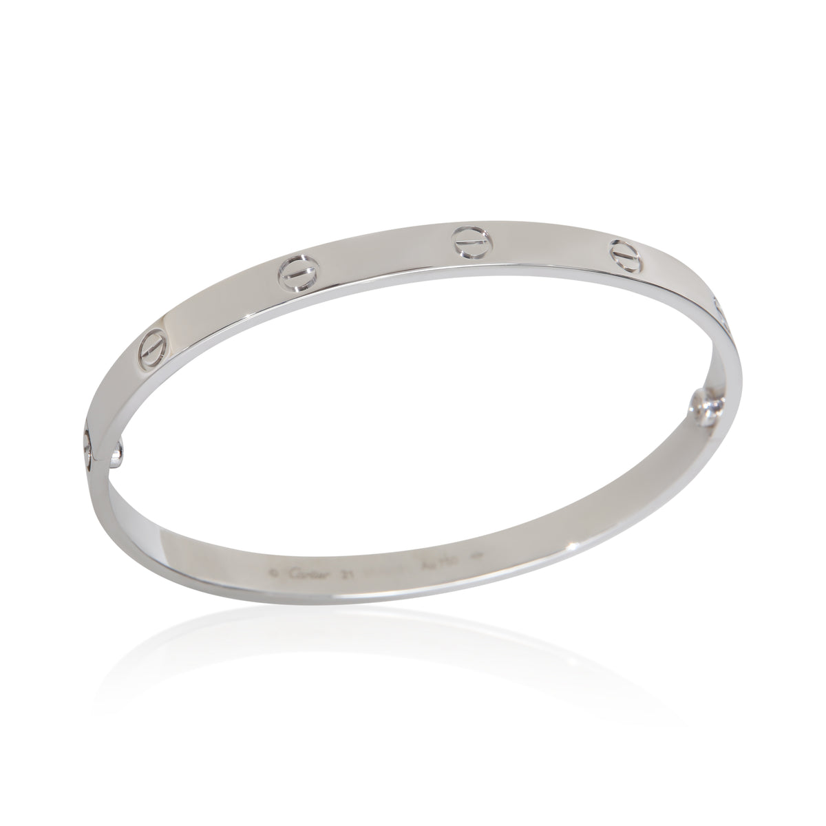 Cartier White Gold  Love Bracelet bv