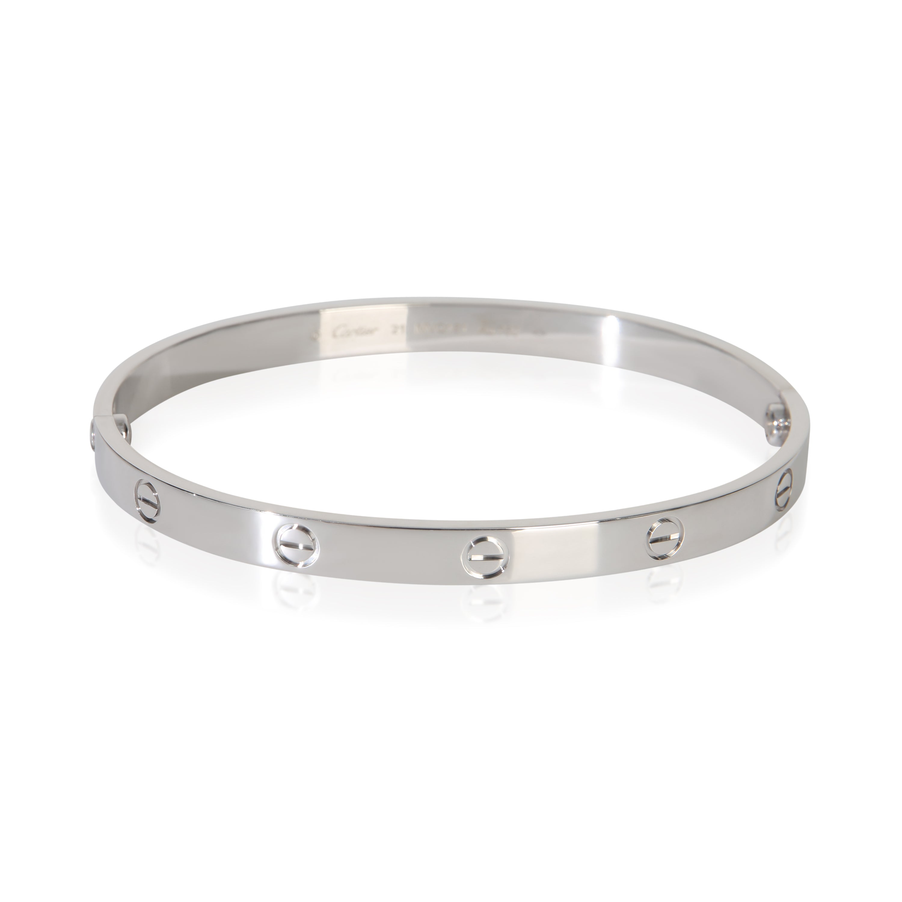Cartier White Gold  Love Bracelet fv