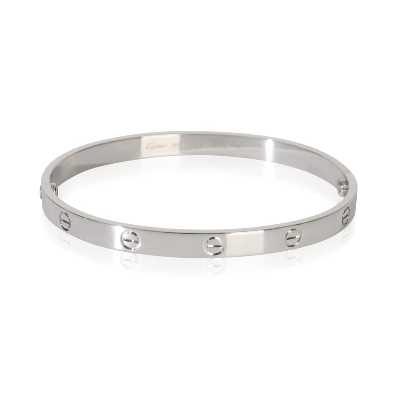 Cartier White Gold  Love Bracelet fv