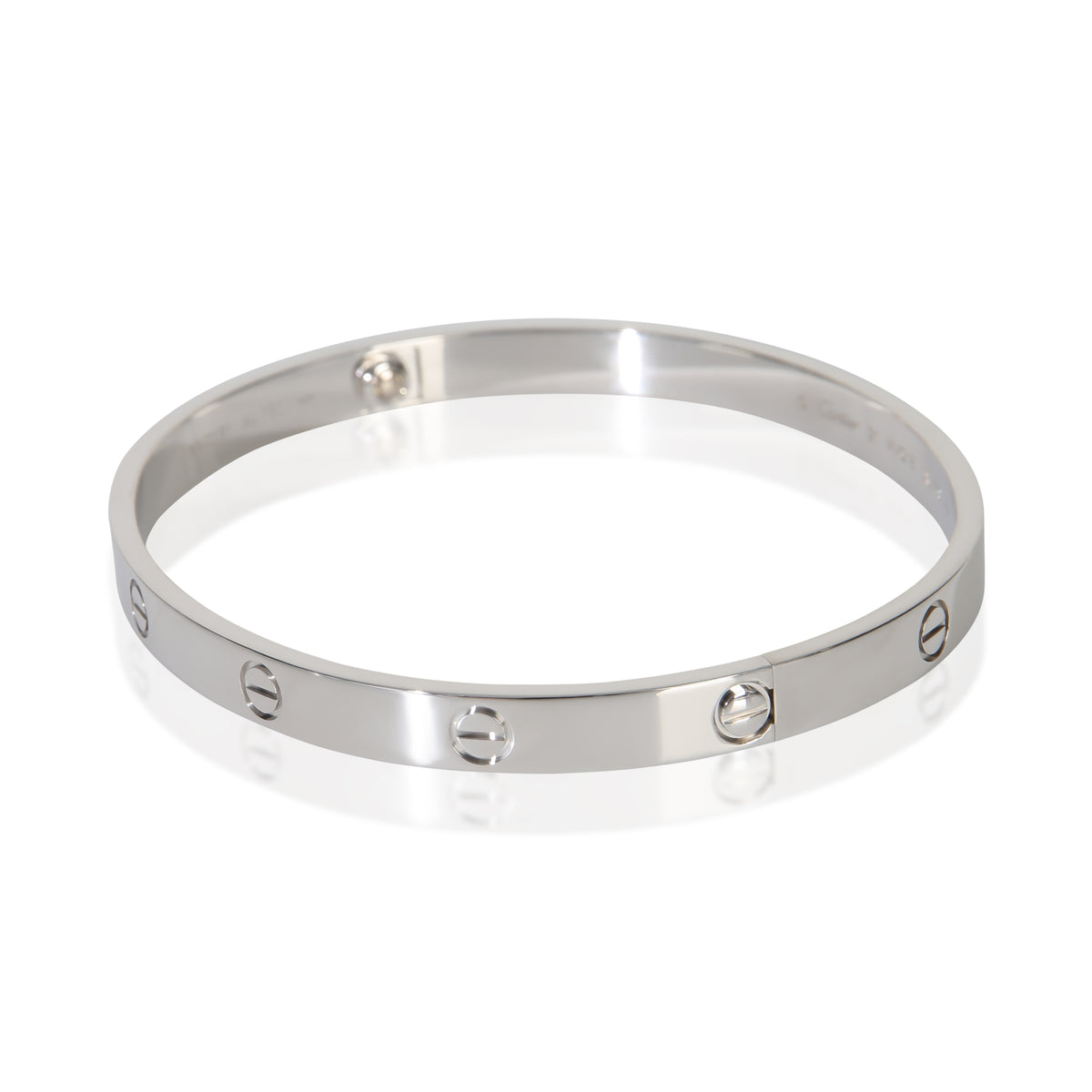 Cartier White Gold  Love Bracelet sv