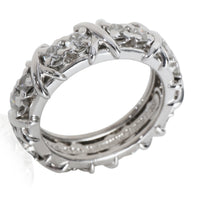 Tiffany & Co. Platinum Diamond Sixteen Stone Ring pv