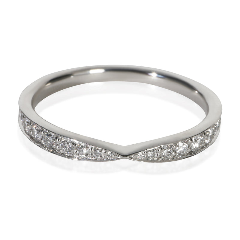Tiffany & Co. Platinum Diamond Harmony Band fv
