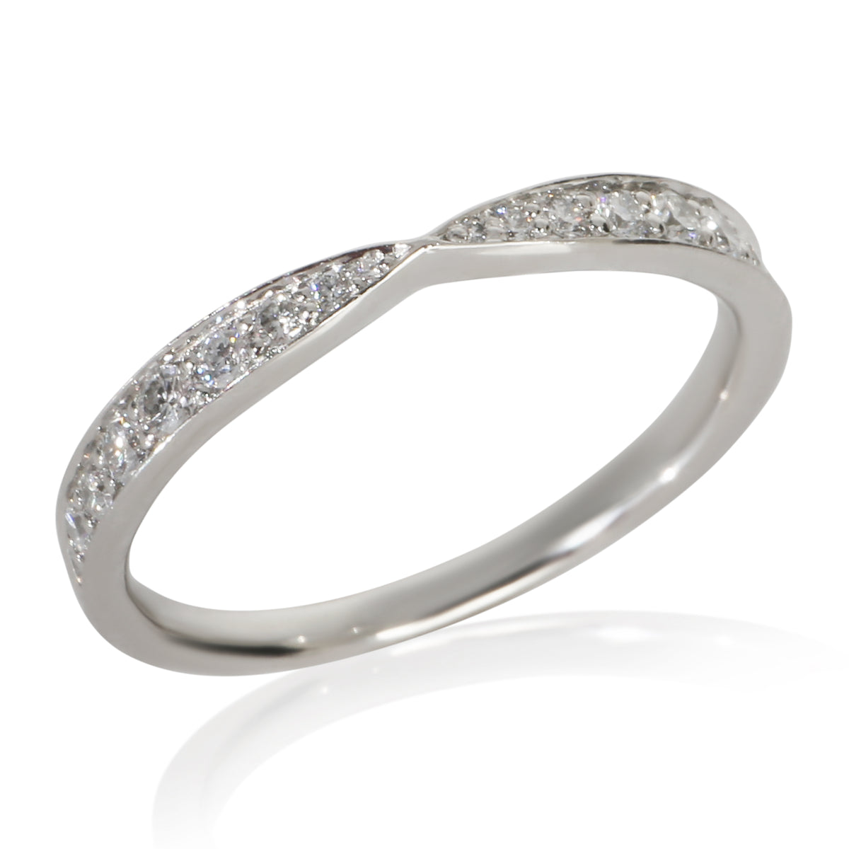 Tiffany & Co. Platinum Diamond Harmony Band bv