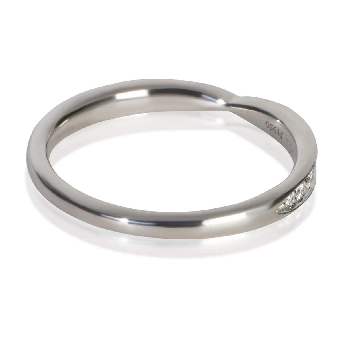 Tiffany & Co. Platinum Diamond Harmony Band pv