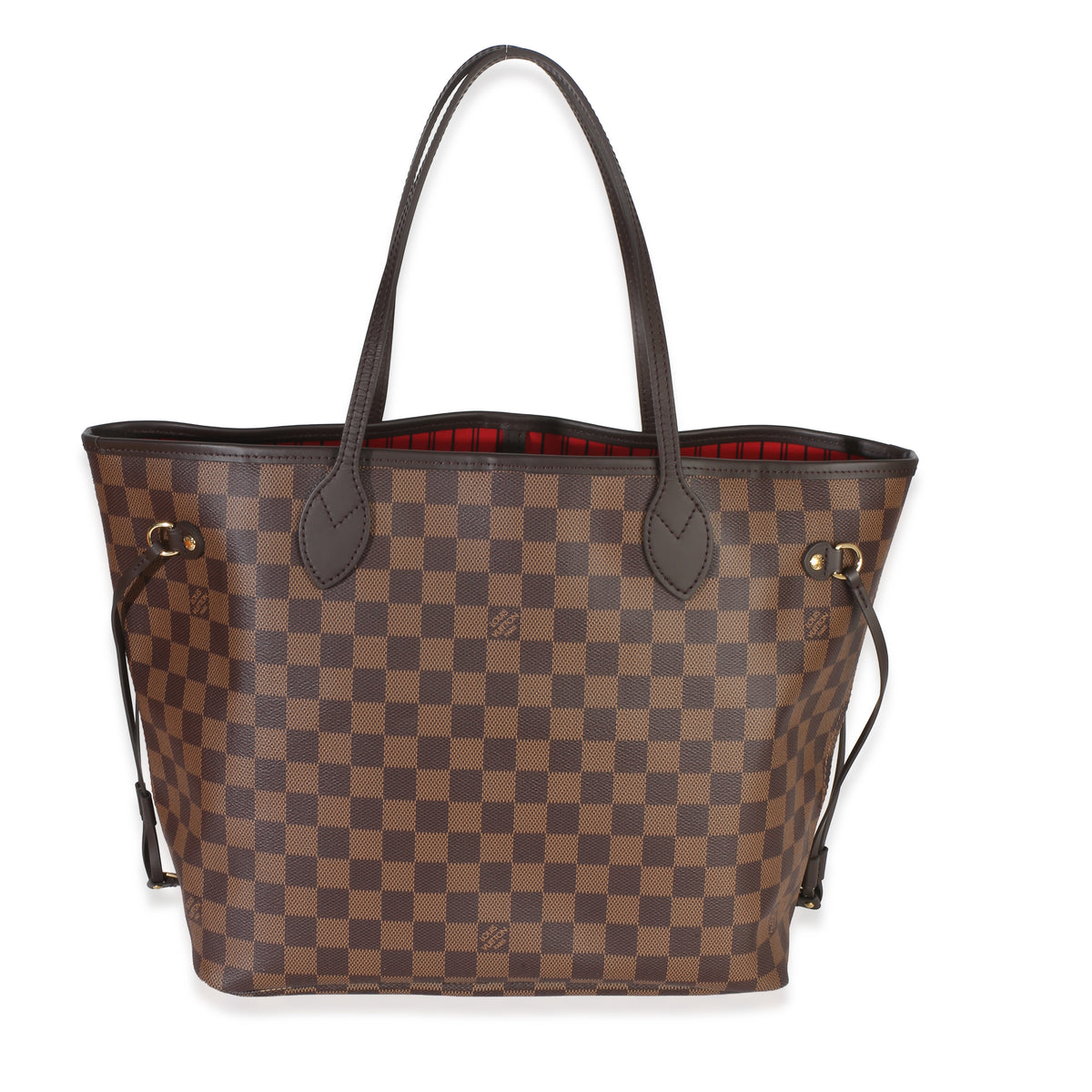 Louis Vuitton Damier Ebene Canvas Neverfull MM Handbag bv