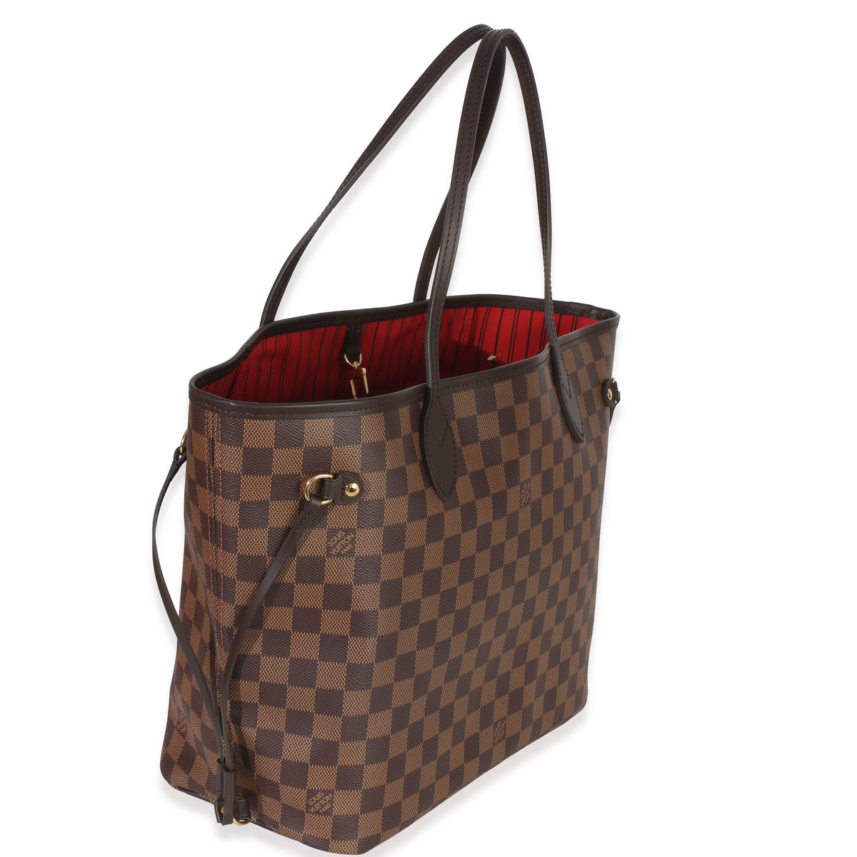 Louis Vuitton Damier Ebene Canvas Neverfull MM Handbag pv
