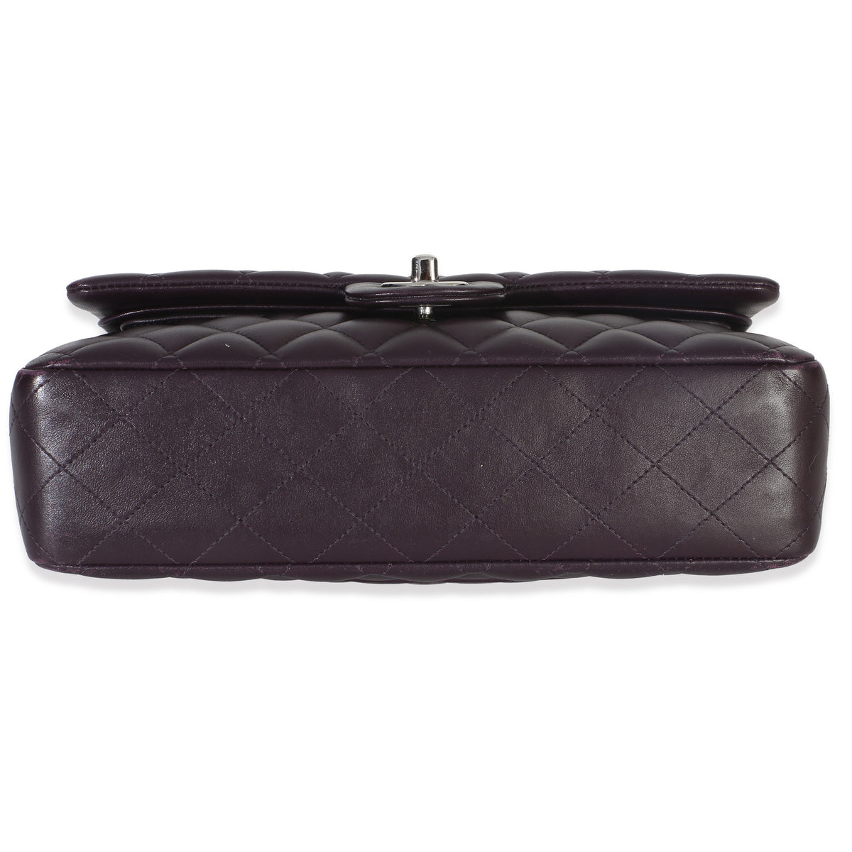 Chanel Purple Quilted Lambskin Medium Classic Double Flap Bag Handbag ad1