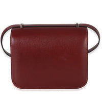 Hermès Rouge H Box Constance 18 PHW Handbag bv