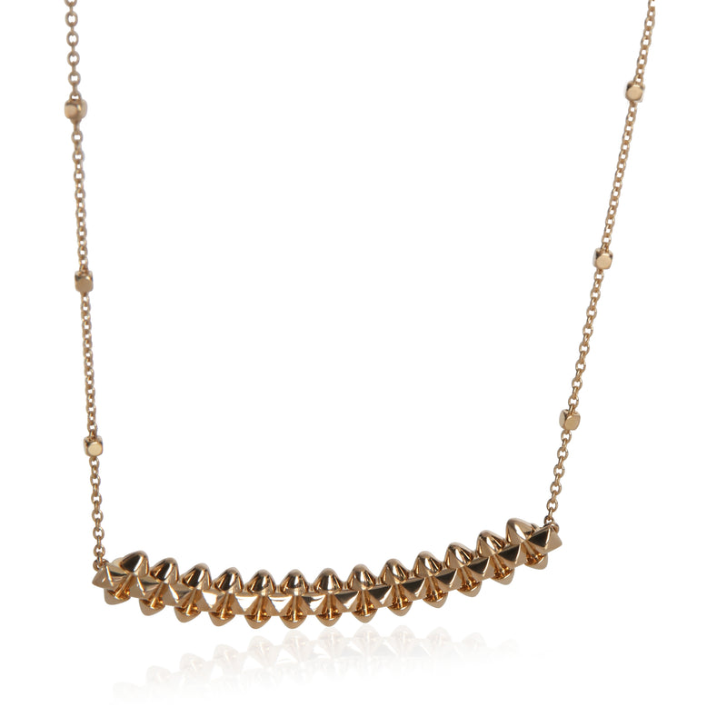 Cartier Rose Gold  Small Model Clash de  Necklace fv