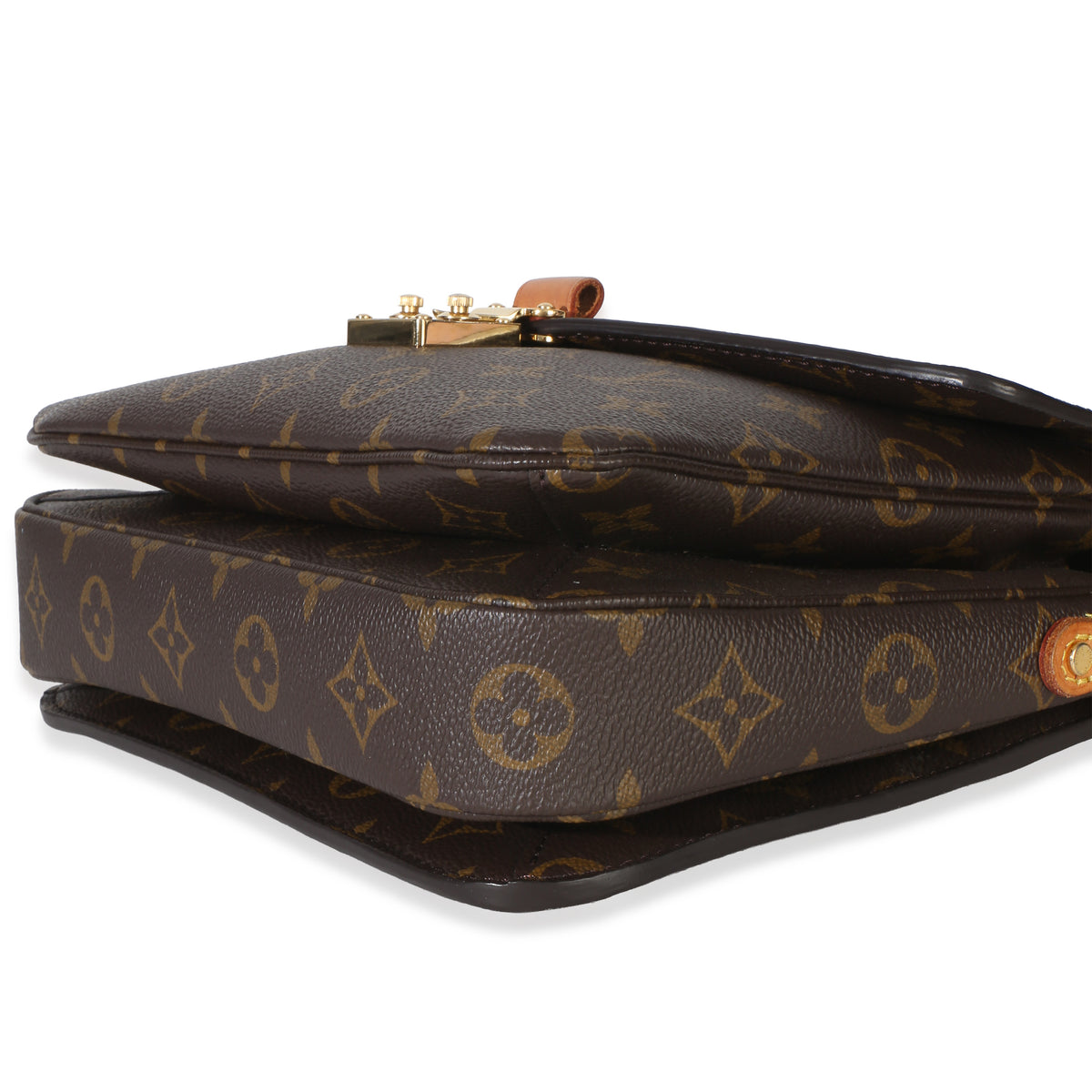 Louis Vuitton Monogram Canvas Pochette Metis Handbag clasp