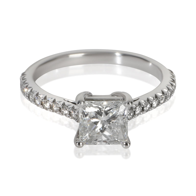 Tiffany & Co. 0.99 ct Princess Diamond Novo Engagement Ring fv