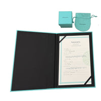 Tiffany & Co. 0.99 ct Princess Diamond Novo Engagement Ring box