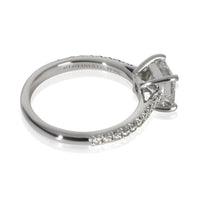 Tiffany & Co. 0.99 ct Princess Diamond Novo Engagement Ring pv