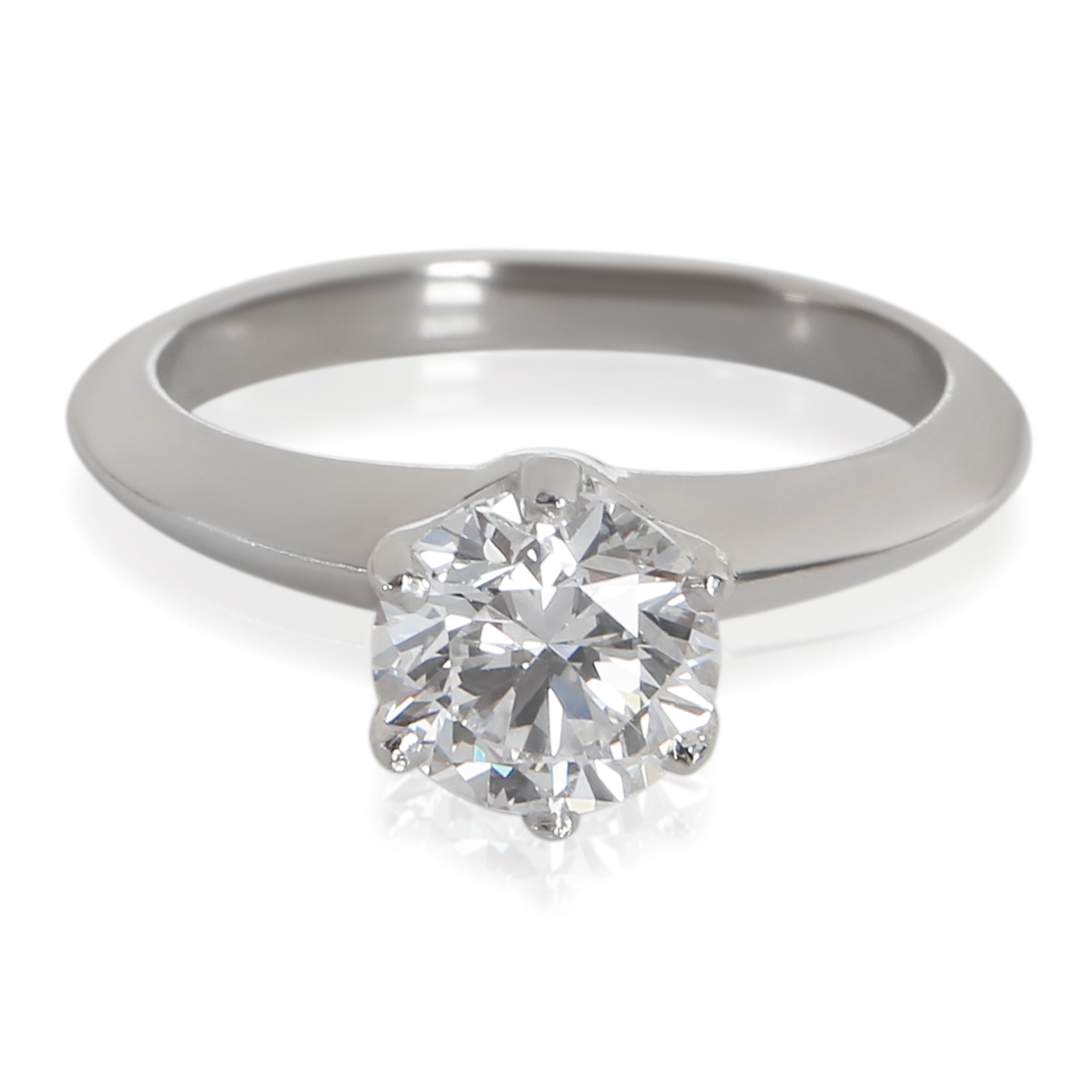 Tiffany & Co. 0.91 ct Round Brilliant Diamond Engagement Ring fv