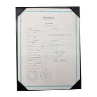 Tiffany & Co. 0.91 ct Round Brilliant Diamond Engagement Ring box