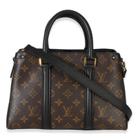 Louis Vuitton Black Monogram Canvas Soufflot BB Handbag bv