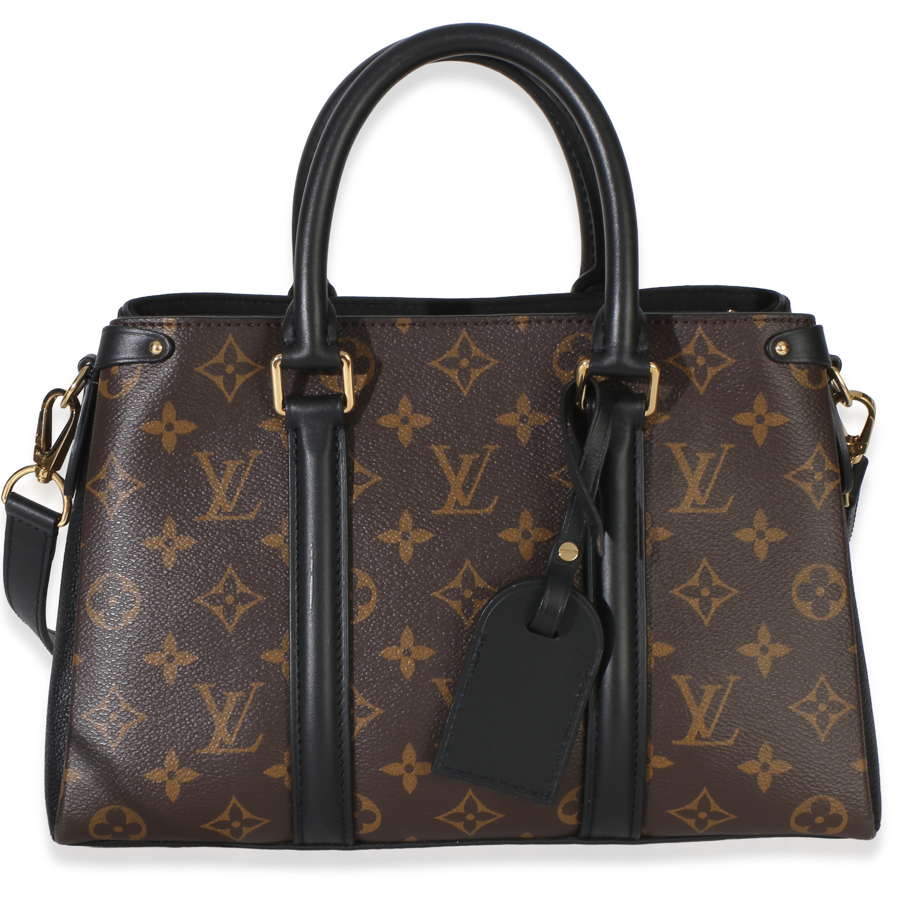 Louis Vuitton Black Monogram Canvas Soufflot BB Handbag fv