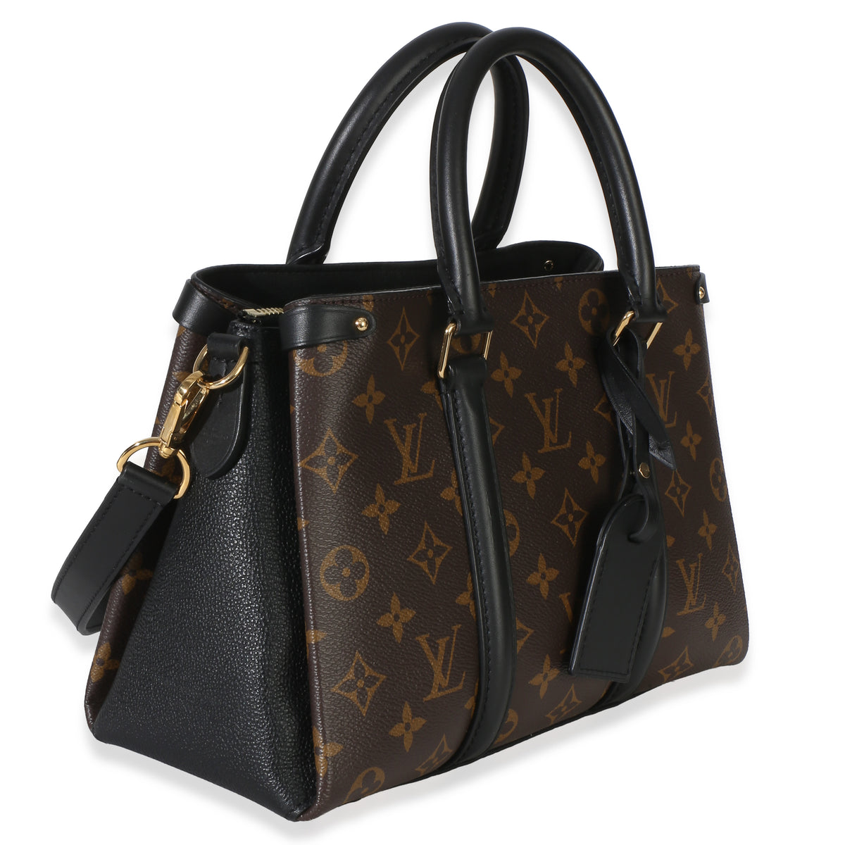 Louis Vuitton Black Monogram Canvas Soufflot BB Handbag pv
