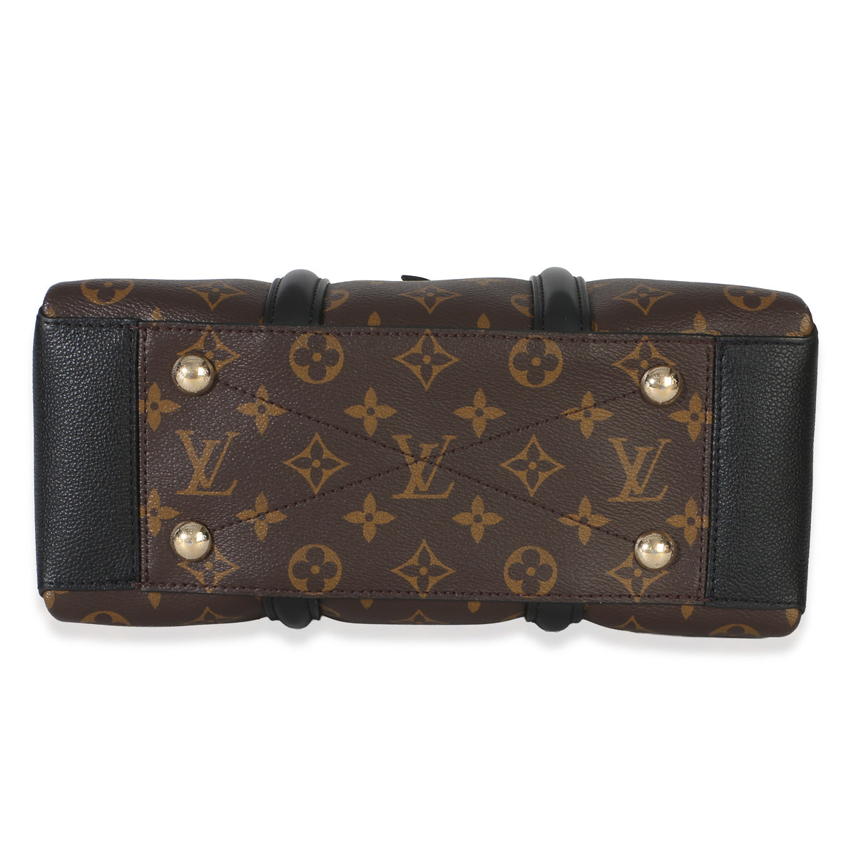 Louis Vuitton Black Monogram Canvas Soufflot BB Handbag stamp