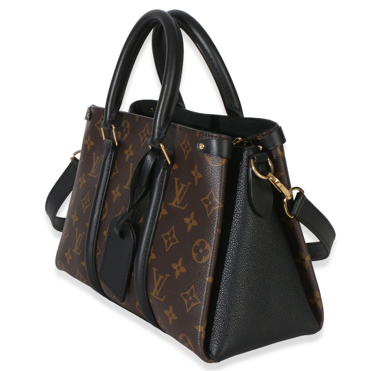 Louis Vuitton Black Monogram Canvas Soufflot BB Handbag sv