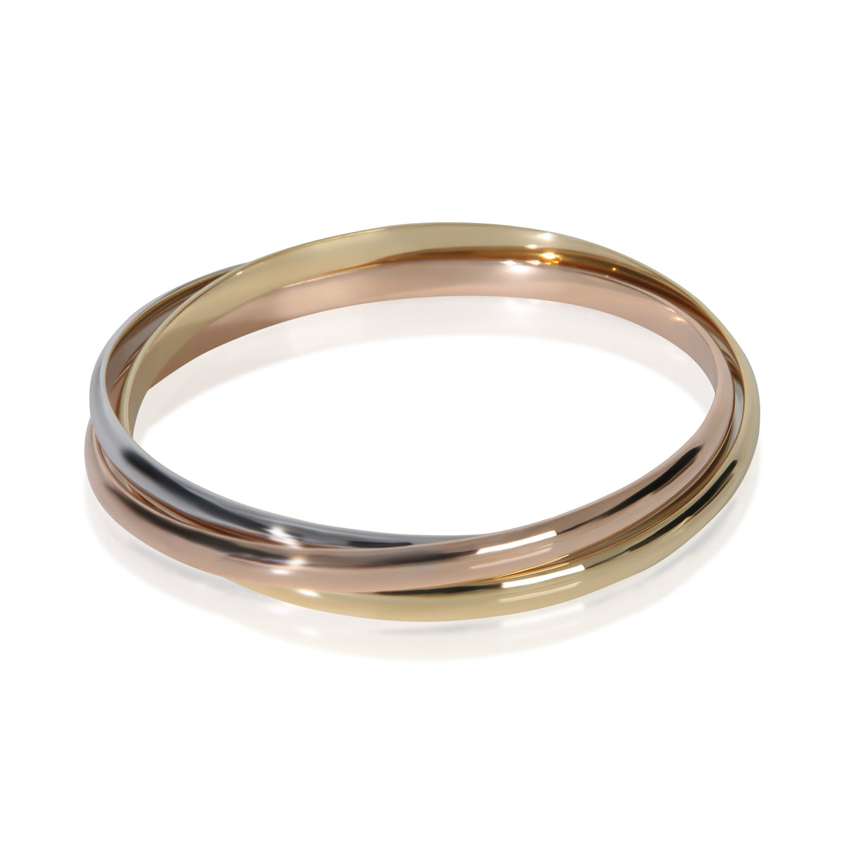 Cartier 3 Tone Gold  Trinity Bracelet sv
