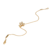 Van Cleef & Arpels Yellow Gold Diamond Mini Frivole Bracelet bv