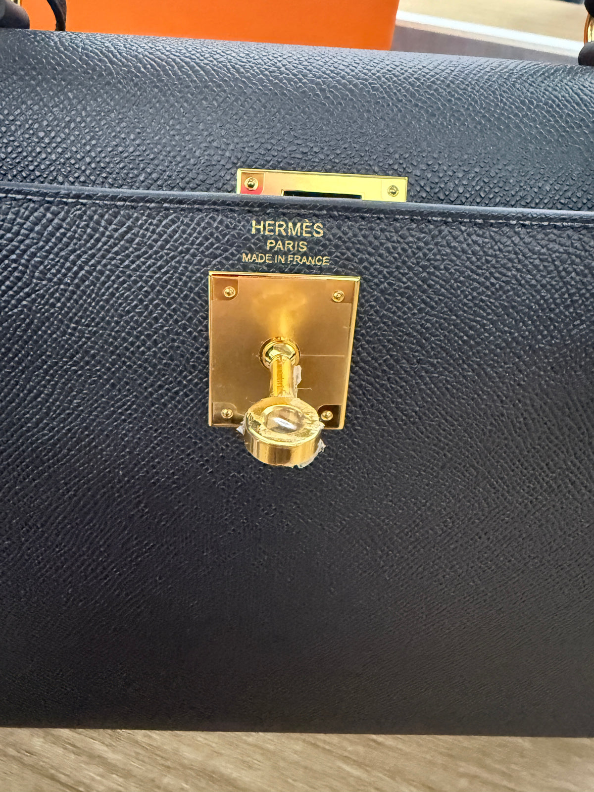 Hermès Black Epsom Sellier Kelly 28 PHW Handbag ad3