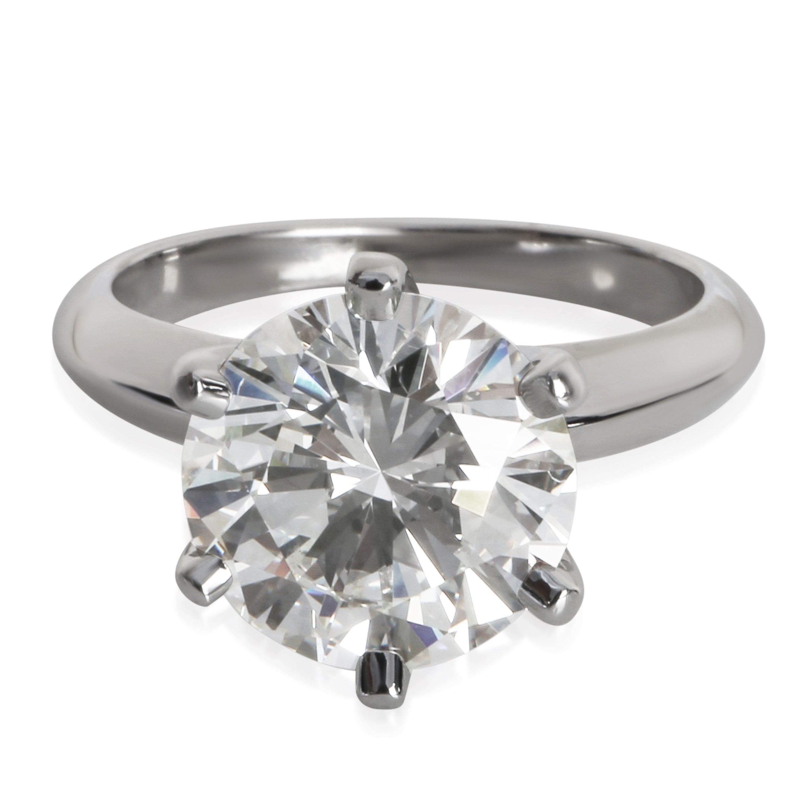 Tiffany & Co. 3.56 ct Round Brilliant Diamond Engagement Ring fv