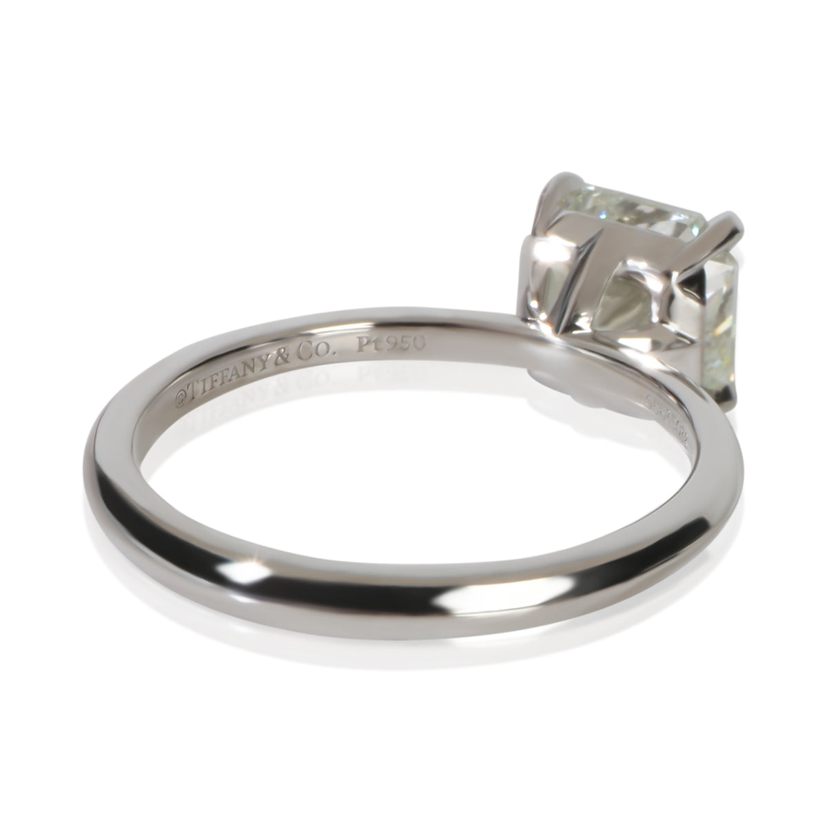 Tiffany & Co. 1.61 ct  Square Diamond Tiffany True Engagem bv