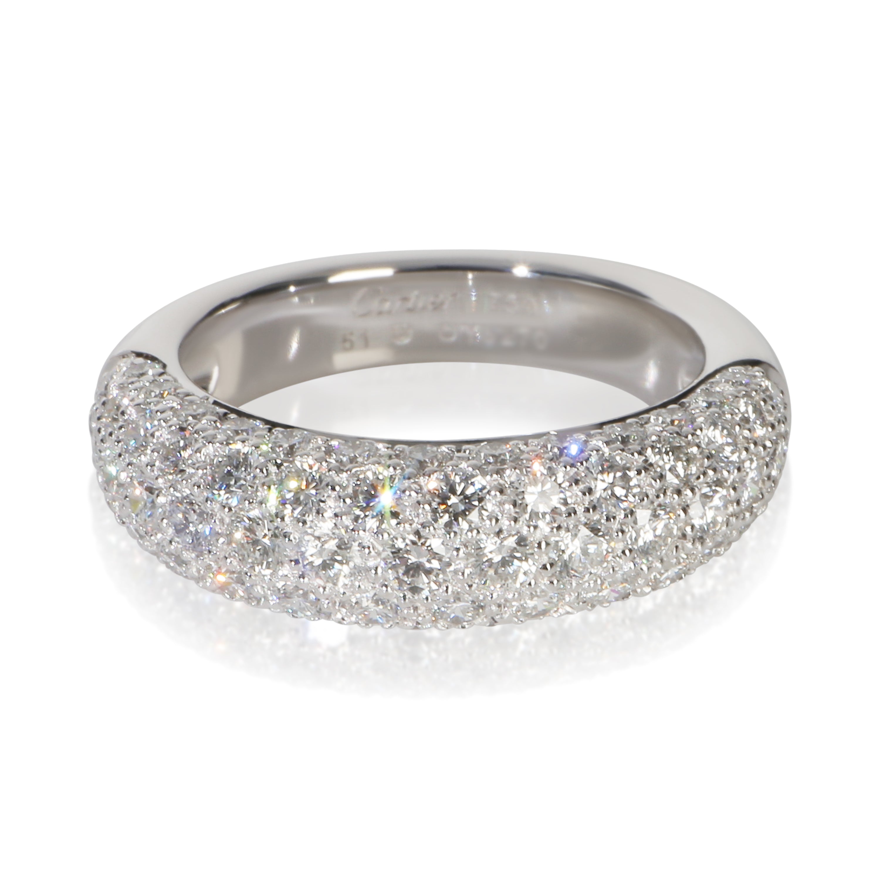 Cartier White Gold Diamond Mimi Star Ring fv