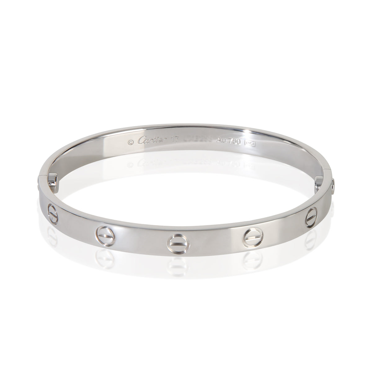 Cartier White Gold  Love Bracelet id