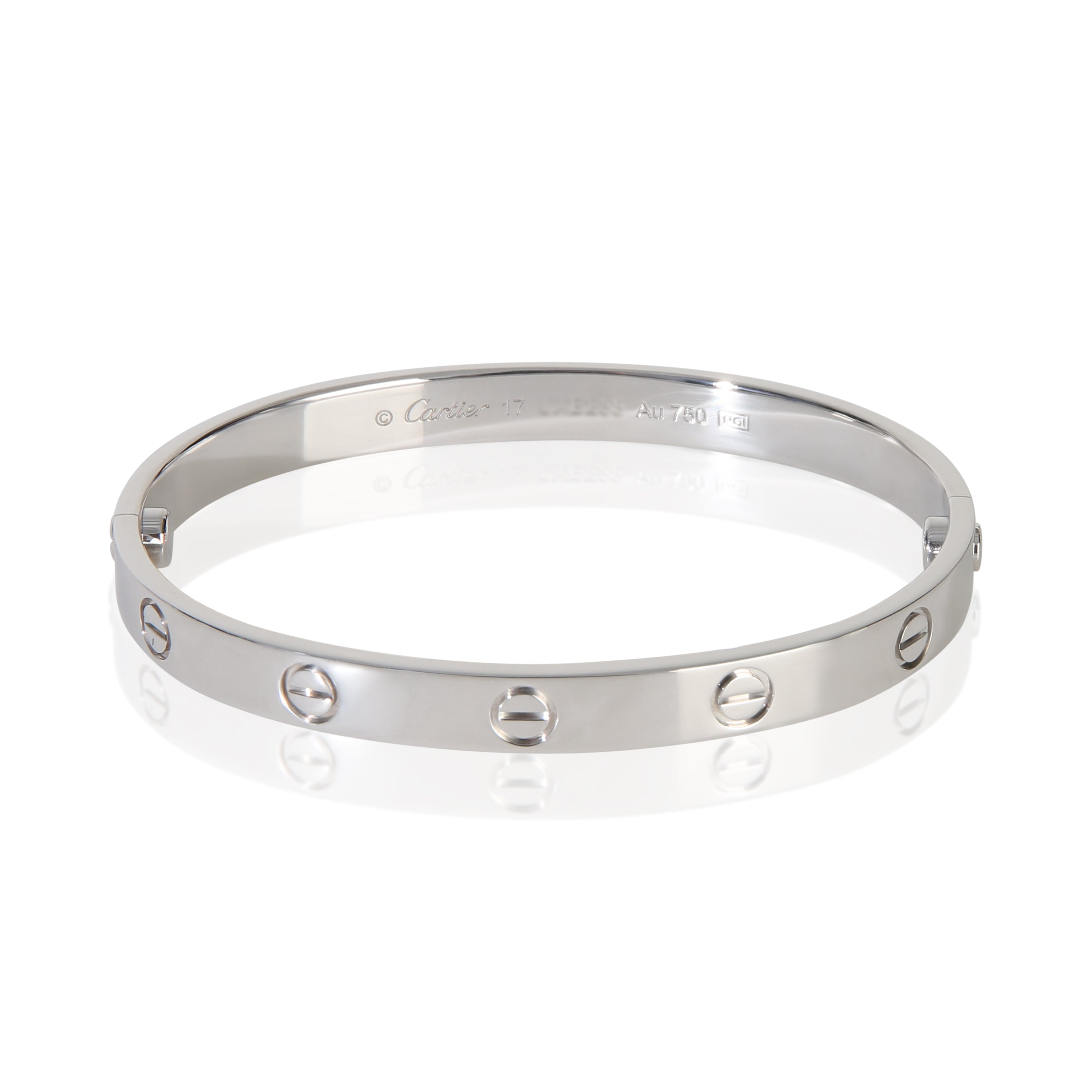 Cartier White Gold  Love Bracelet id