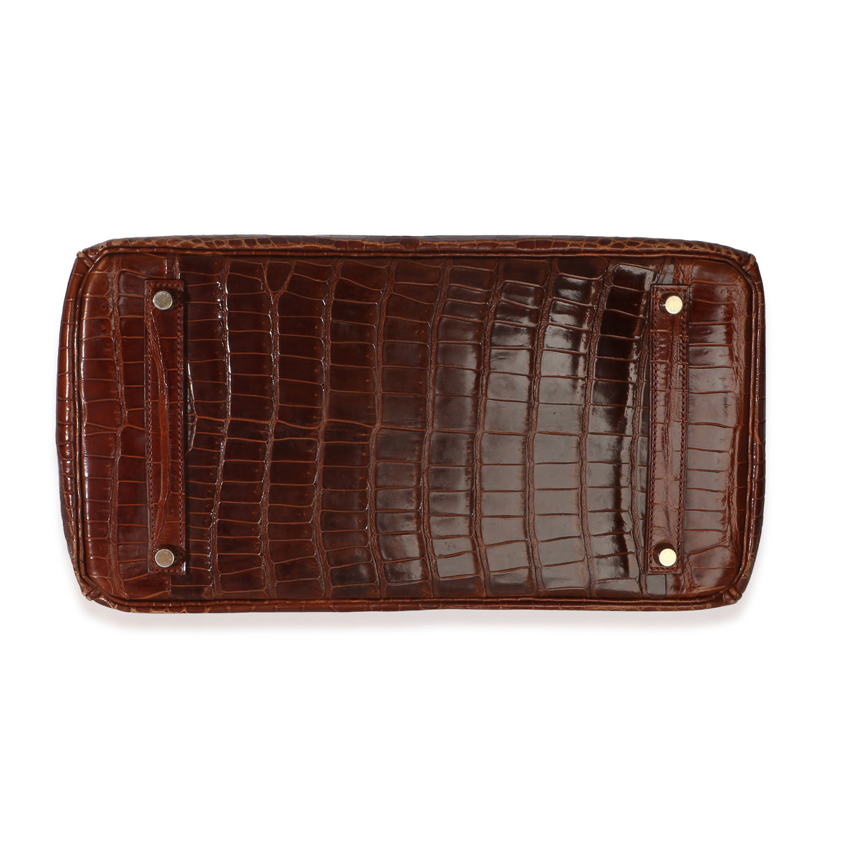 Hermès Miel Porosus Crocodile Birkin 35 GHW Handbag 5