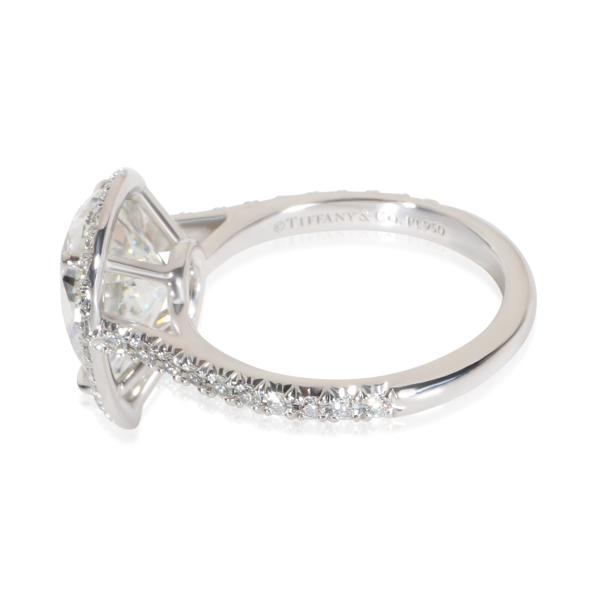 Tiffany & Co. 4.02 ct Pear Diamond Soleste Engagement Ring 5