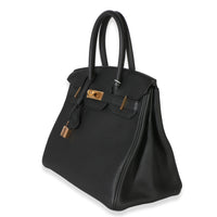 Hermès Black Togo Birkin 30 RGHW Handbag 3