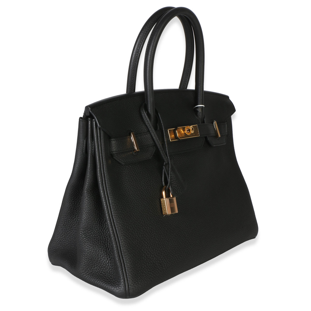Hermès Black Togo Birkin 30 RGHW Handbag 4