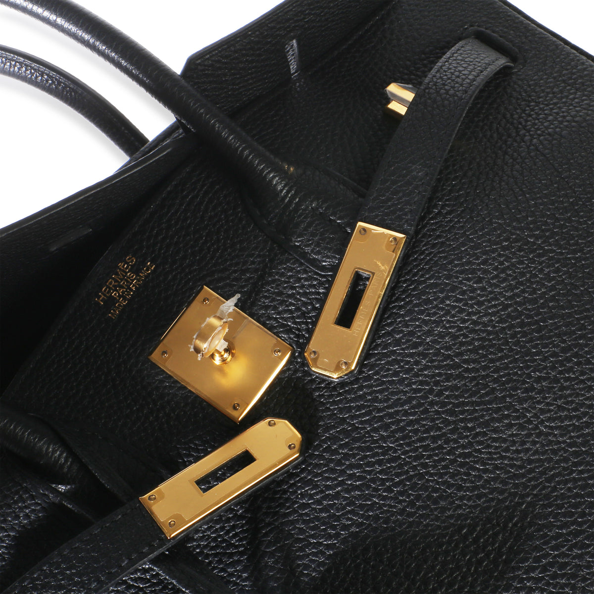 Hermès Black Togo Birkin 35 GHW Handbag 8