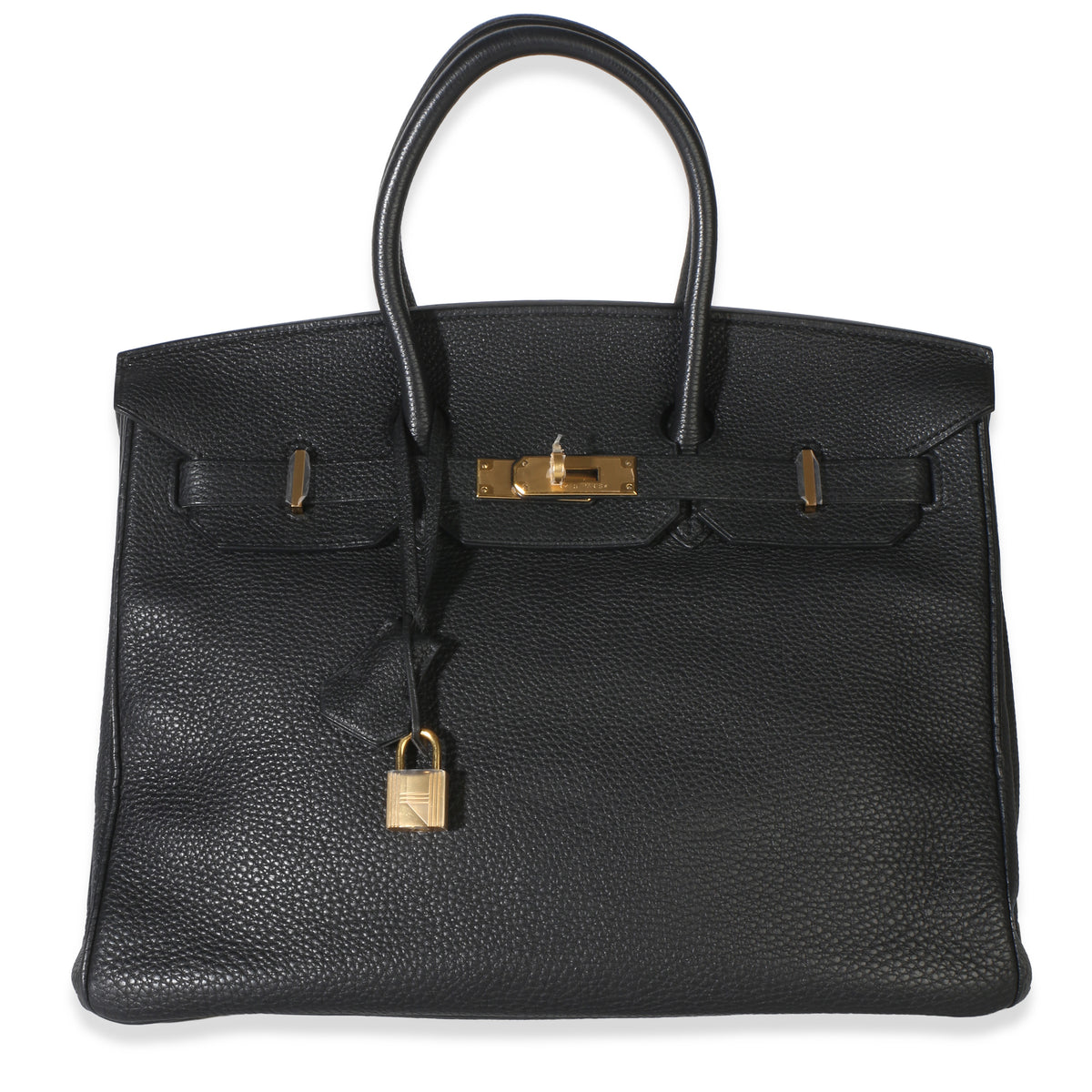 Hermès Black Togo Birkin 35 GHW Handbag fv