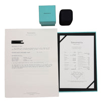 Tiffany & Co. 0.92 ct Round Brilliant Diamond Engagement Ring box