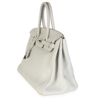 Hermès Gris Perle Togo Birkin 35 PHW Handbag 4