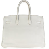 Hermès Gris Perle Togo Birkin 35 PHW Handbag 5