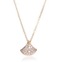 BVLGARI Rose Gold Diamond Diva's Dream Pendant fv