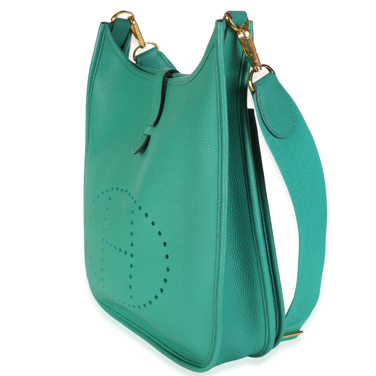 Hermès Vert Vertigo Clemence Evelyne III 29 GHW Handbag 2