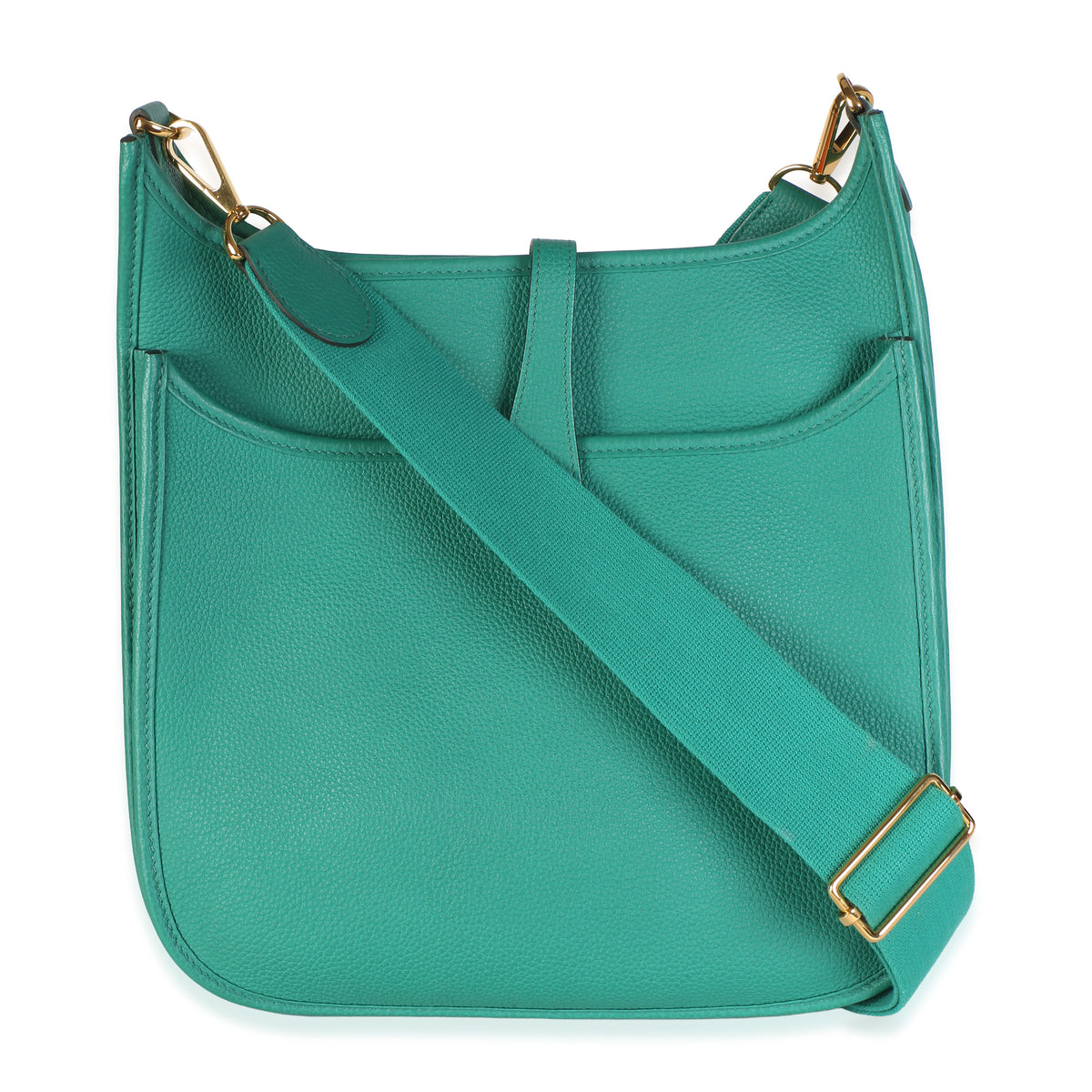 Hermès Vert Vertigo Clemence Evelyne III 29 GHW Handbag 4