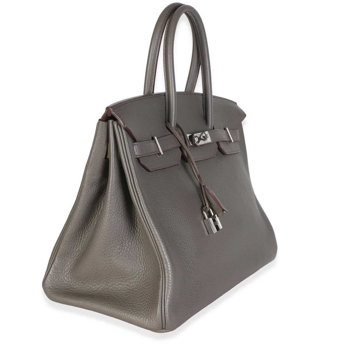 Hermès Etain Togo Birkin 35 PHW Handbag 3