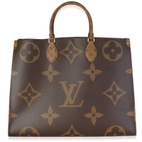 Louis Vuitton Monogram Reverse Canvas Onthego GM Handbag fv